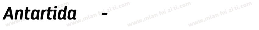 Antartida 字体下载字体转换